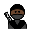 1F977 1F3FF Smiley – OpenMoji