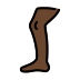 1F9B5 1F3FF Smiley – OpenMoji