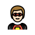 1F9B8 1F3FB 200D 2642 FE0F Smiley – OpenMoji