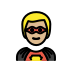 1F9B8 1F3FC 200D 2642 FE0F Smiley – OpenMoji