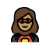 1F9B8 1F3FD 200D 2640 FE0F Smiley – OpenMoji