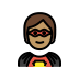 1F9B8 1F3FD Smiley – OpenMoji