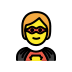 1F9B8 Smiley – OpenMoji