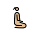 1F9CE 1F3FC 200D 2640 FE0F 200D 27A1 FE0F Smiley – OpenMoji