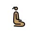 1F9CE 1F3FD 200D 2640 FE0F 200D 27A1 FE0F Smiley – OpenMoji
