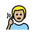 1F9CF 1F3FC 200D 2642 FE0F Smiley – OpenMoji