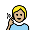 1F9CF 1F3FC Smiley – OpenMoji