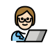 1F9D1 1F3FB 200D 1F4BB Smiley – OpenMoji