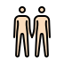 1F9D1 1F3FB 200D 1F91D 200D 1F9D1 1F3FB Smiley – OpenMoji