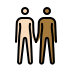1F9D1 1F3FB 200D 1F91D 200D 1F9D1 1F3FE Smiley – OpenMoji