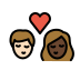 1F9D1 1F3FB 200D 2764 FE0F 200D 1F48B 200D 1F9D1 1F3FF Smiley – OpenMoji