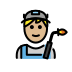 1F9D1 1F3FC 200D 1F3ED Smiley – OpenMoji