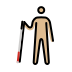 1F9D1 1F3FC 200D 1F9AF Smiley – OpenMoji