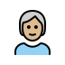 1F9D1 1F3FC 200D 1F9B3 Smiley – OpenMoji