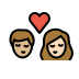 1F9D1 1F3FC 200D 2764 FE0F 200D 1F48B 200D 1F9D1 1F3FB Smiley – OpenMoji