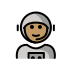 1F9D1 1F3FD 200D 1F680 Smiley – OpenMoji