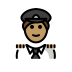 1F9D1 1F3FD 200D 2708 FE0F Smiley – OpenMoji