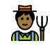 1F9D1 1F3FE 200D 1F33E Smiley – OpenMoji