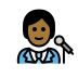 1F9D1 1F3FE 200D 1F3A4 Smiley – OpenMoji