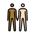 1F9D1 1F3FE 200D 1F91D 200D 1F9D1 1F3FB Smiley – OpenMoji
