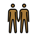 1F9D1 1F3FE 200D 1F91D 200D 1F9D1 1F3FE Smiley – OpenMoji