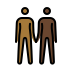 1F9D1 1F3FE 200D 1F91D 200D 1F9D1 1F3FF Smiley – OpenMoji