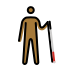 1F9D1 1F3FE 200D 1F9AF 200D 27A1 FE0F Smiley – OpenMoji