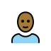 1F9D1 1F3FE 200D 1F9B2 Smiley – OpenMoji