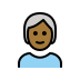 1F9D1 1F3FE 200D 1F9B3 Smiley – OpenMoji