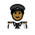 1F9D1 1F3FE 200D 2708 FE0F Smiley – OpenMoji
