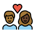 1F9D1 1F3FE 200D 2764 FE0F 200D 1F9D1 1F3FF Smiley – OpenMoji