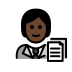 1F9D1 1F3FF 200D 1F4BC Smiley – OpenMoji