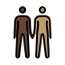 1F9D1 1F3FF 200D 1F91D 200D 1F9D1 1F3FD Smiley – OpenMoji
