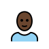 1F9D1 1F3FF 200D 1F9B2 Smiley – OpenMoji