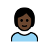 1F9D1 1F3FF Smiley – OpenMoji