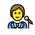 1F9D1 200D 1F3A4 Smiley – OpenMoji