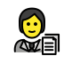 1F9D1 200D 1F4BC Smiley – OpenMoji