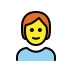 1F9D1 200D 1F9B0 Smiley – OpenMoji
