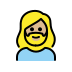 1F9D4 1F3FC 200D 2640 FE0F Smiley – OpenMoji