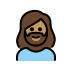 1F9D4 1F3FD 200D 2640 FE0F Smiley – OpenMoji