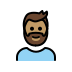 1F9D4 1F3FD 200D 2642 FE0F Smiley – OpenMoji