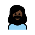 1F9D4 1F3FF 200D 2640 FE0F Smiley – OpenMoji