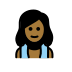 1F9D6 1F3FE 200D 2640 FE0F Smiley – OpenMoji