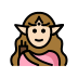 1F9DD 1F3FB 200D 2640 FE0F Smiley – OpenMoji