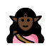 1F9DD 1F3FF 200D 2640 FE0F Smiley – OpenMoji
