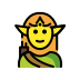 1F9DD Smiley – OpenMoji