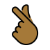 1FAF0 1F3FE Smiley – OpenMoji