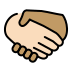 1FAF1 1F3FB 200D 1FAF2 1F3FD Smiley – OpenMoji