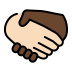 1FAF1 1F3FB 200D 1FAF2 1F3FF Smiley – OpenMoji