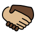 1FAF1 1F3FC 200D 1FAF2 1F3FF Smiley – OpenMoji